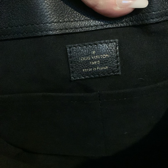 ❌SOLD❌2015 authentic Louis Vuitton Pallas black leather and monogram shoulder - Picture 16 of 17